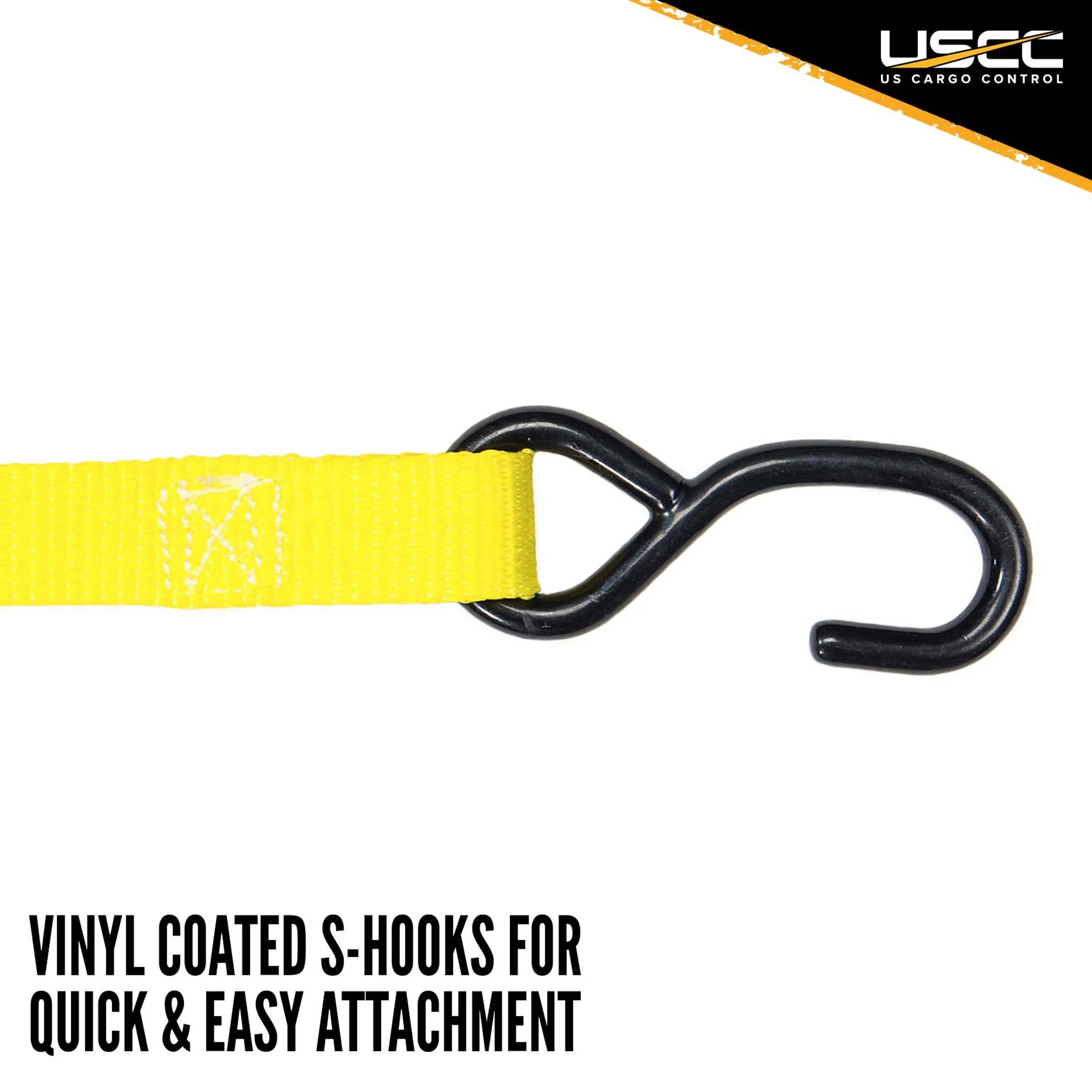 1" x 20' Ratchet Strap w/ S-Hook