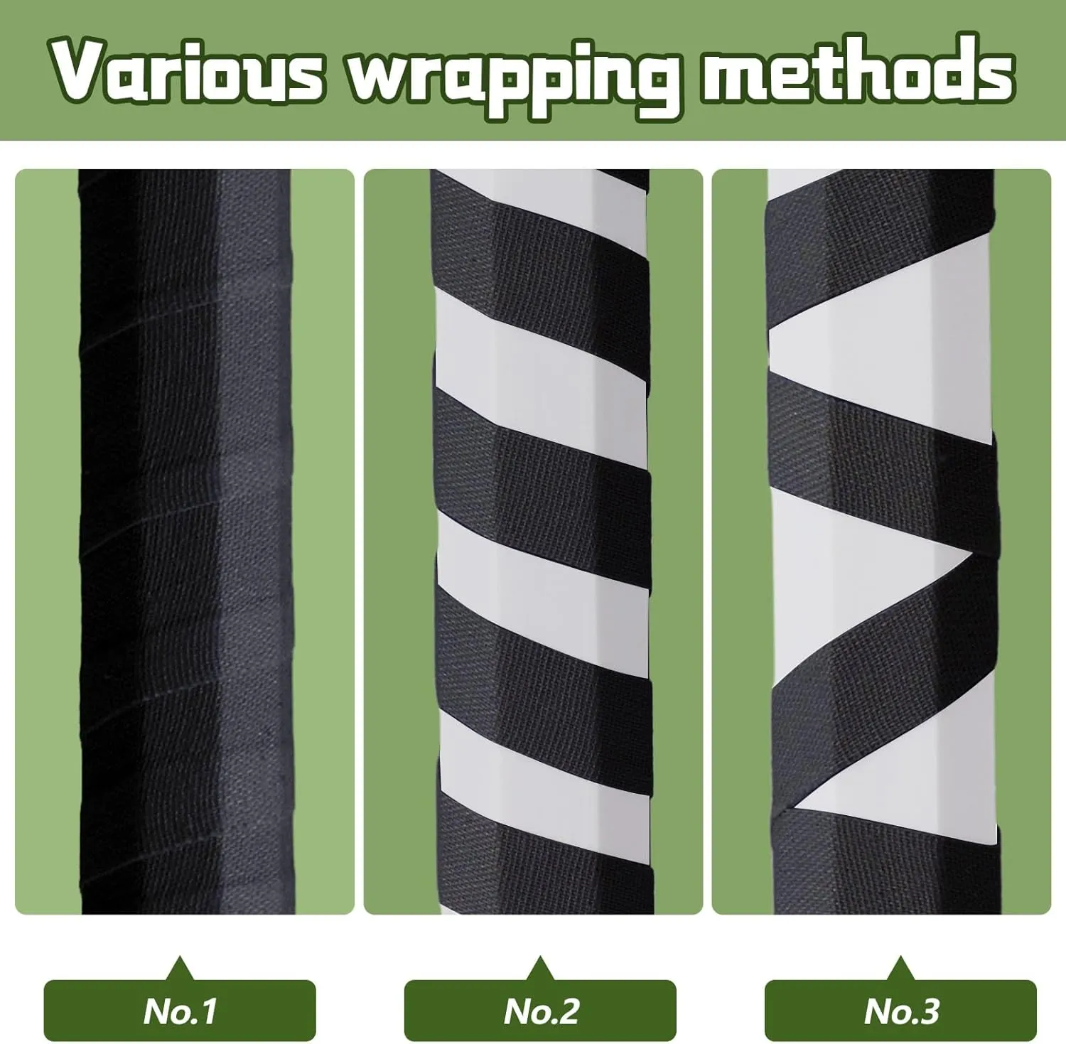 30 ft Lacrosse Stick Tape 1 Inch 1/2 Inch Non-precut Cotton Sweat Absorbent Bat Grip Tape for Lacrosse Baseball Bats