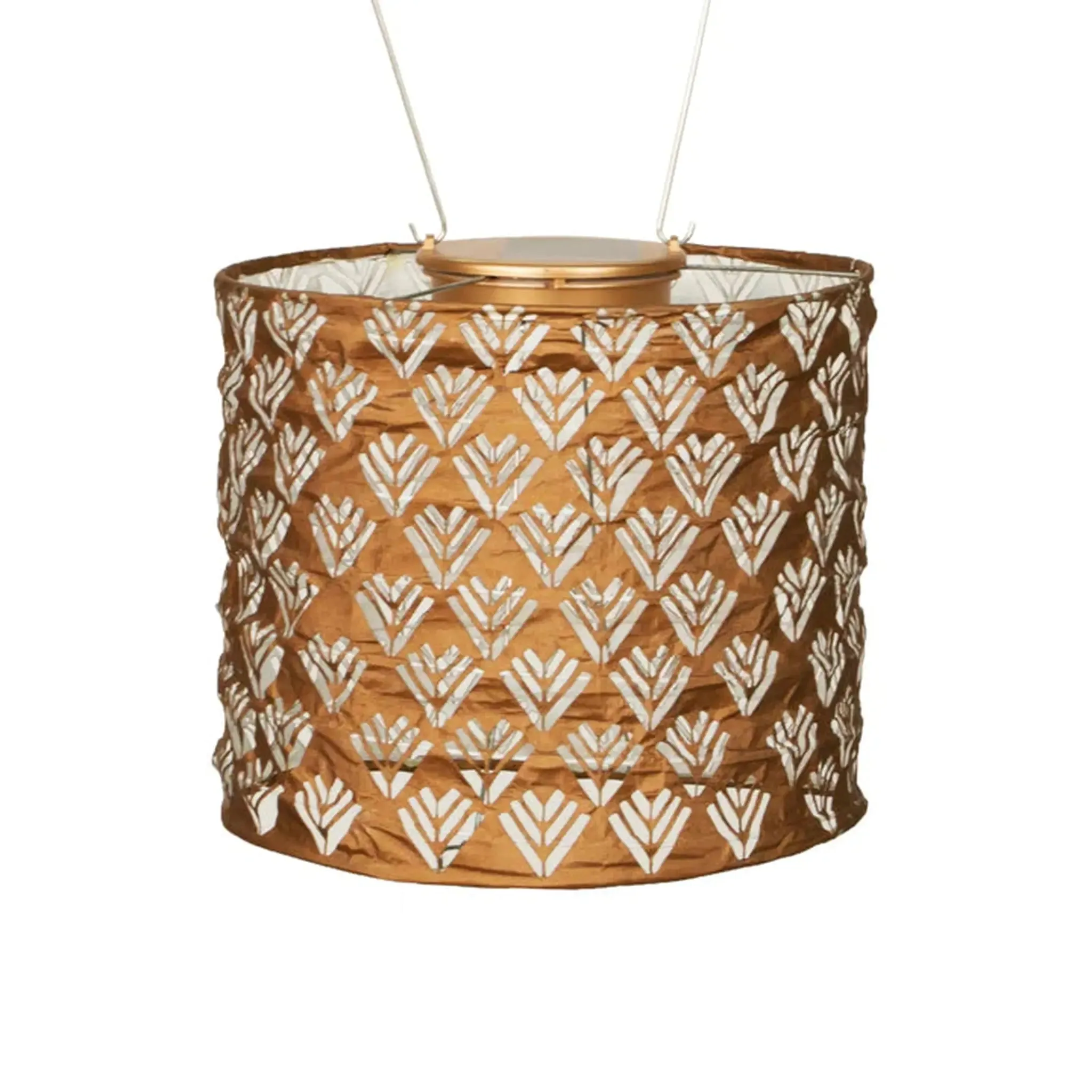 8" Drum Solar Lantern