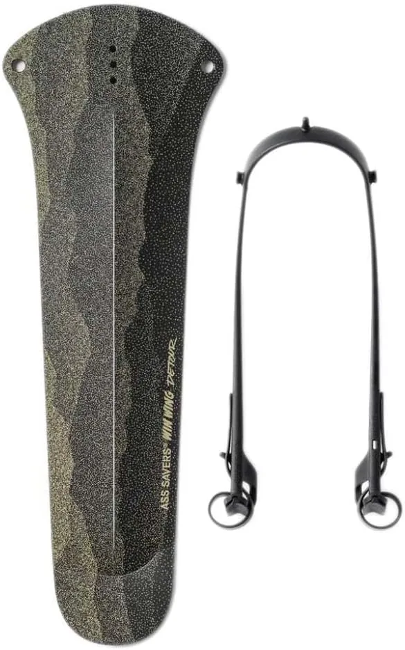 Ass Savers - Win Wing/Win Wing 2 - Rear Mudguards for Gravel/Road/MTB Bikes - Road for up to 35mm Wide Tires, Gravel for up to 60mm Wide Tires, MTB for up to 76 mm Wide Tires, Ultralight, Durable