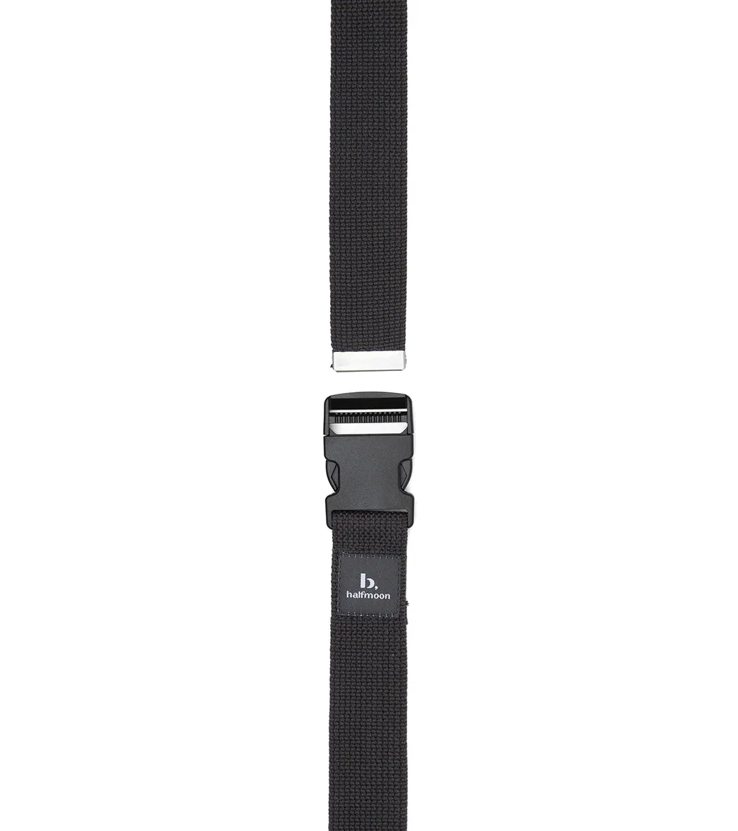 B, Halfmoon 8 Foot Buckled Stretch Strap