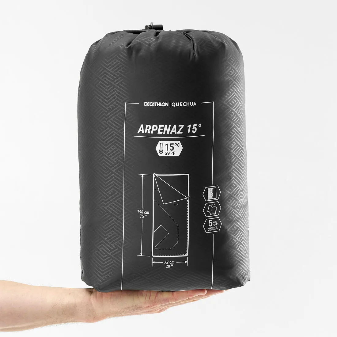 Camping Sleeping Bag 15° - Arpenaz