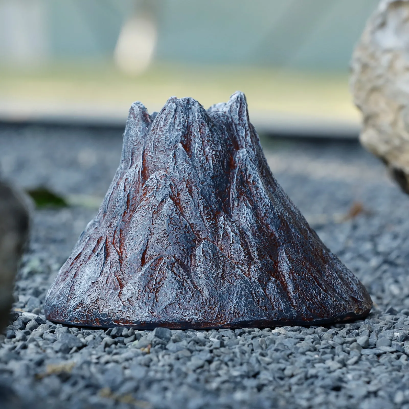 Classic Volcano Lantern Solar Lights With Flickering Flames, Waterproof Landscape Light