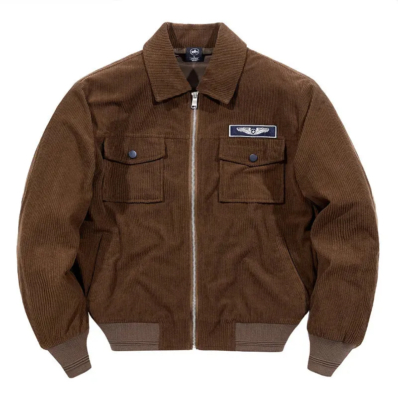 Corduroy Baseball Jacket