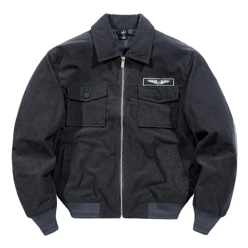Corduroy Baseball Jacket