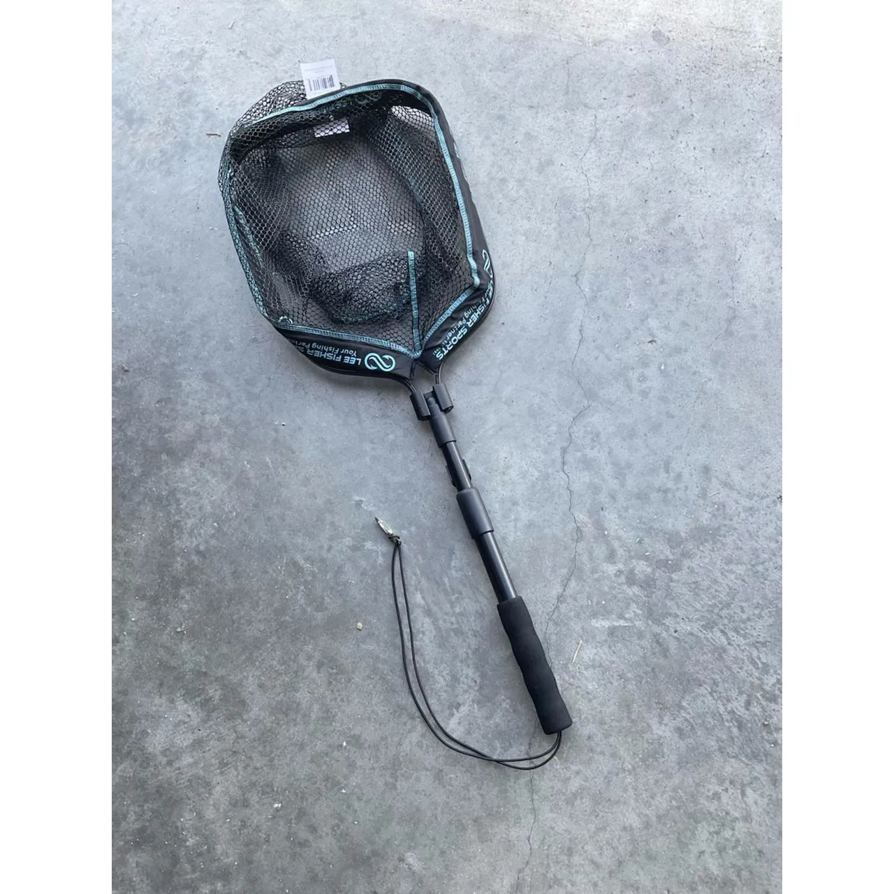 Floating Foldable Landing Net-18"x22",12" deep, 12-22" Telescope Handle, JF-31FL-Float
