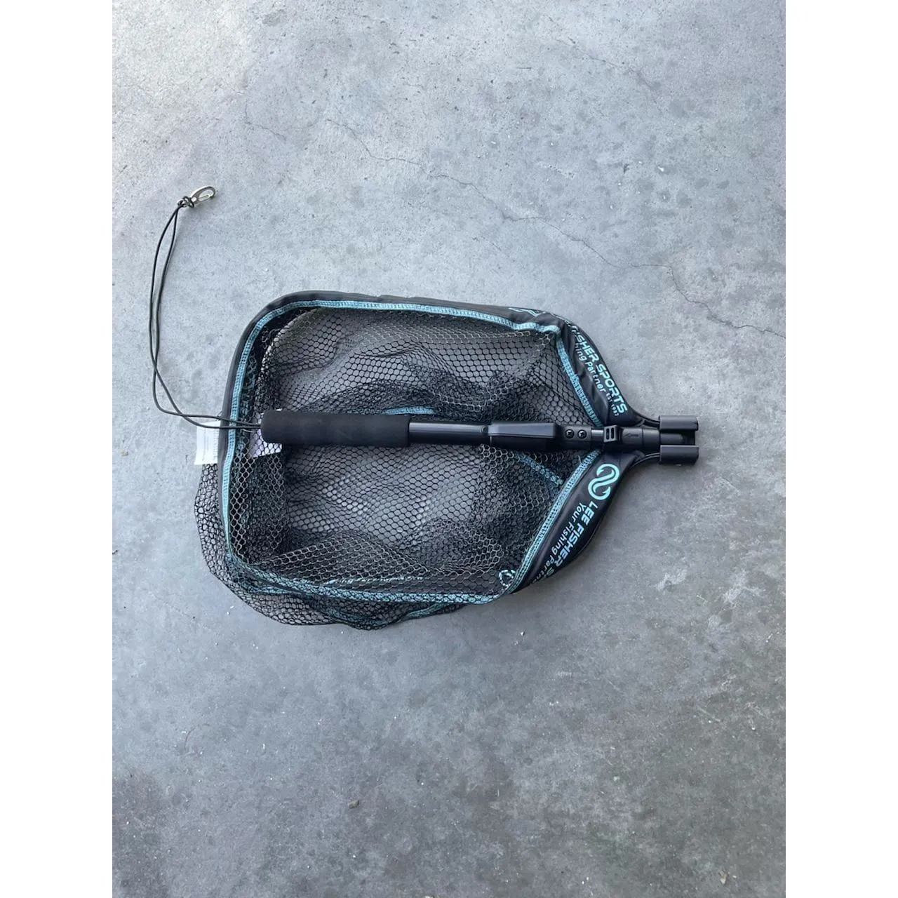 Floating Foldable Landing Net-18"x22",12" deep, 12-22" Telescope Handle, JF-31FL-Float