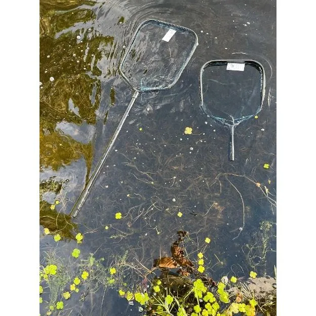 Floating Foldable Landing Net-18"x22",12" deep, 12-22" Telescope Handle, JF-31FL-Float