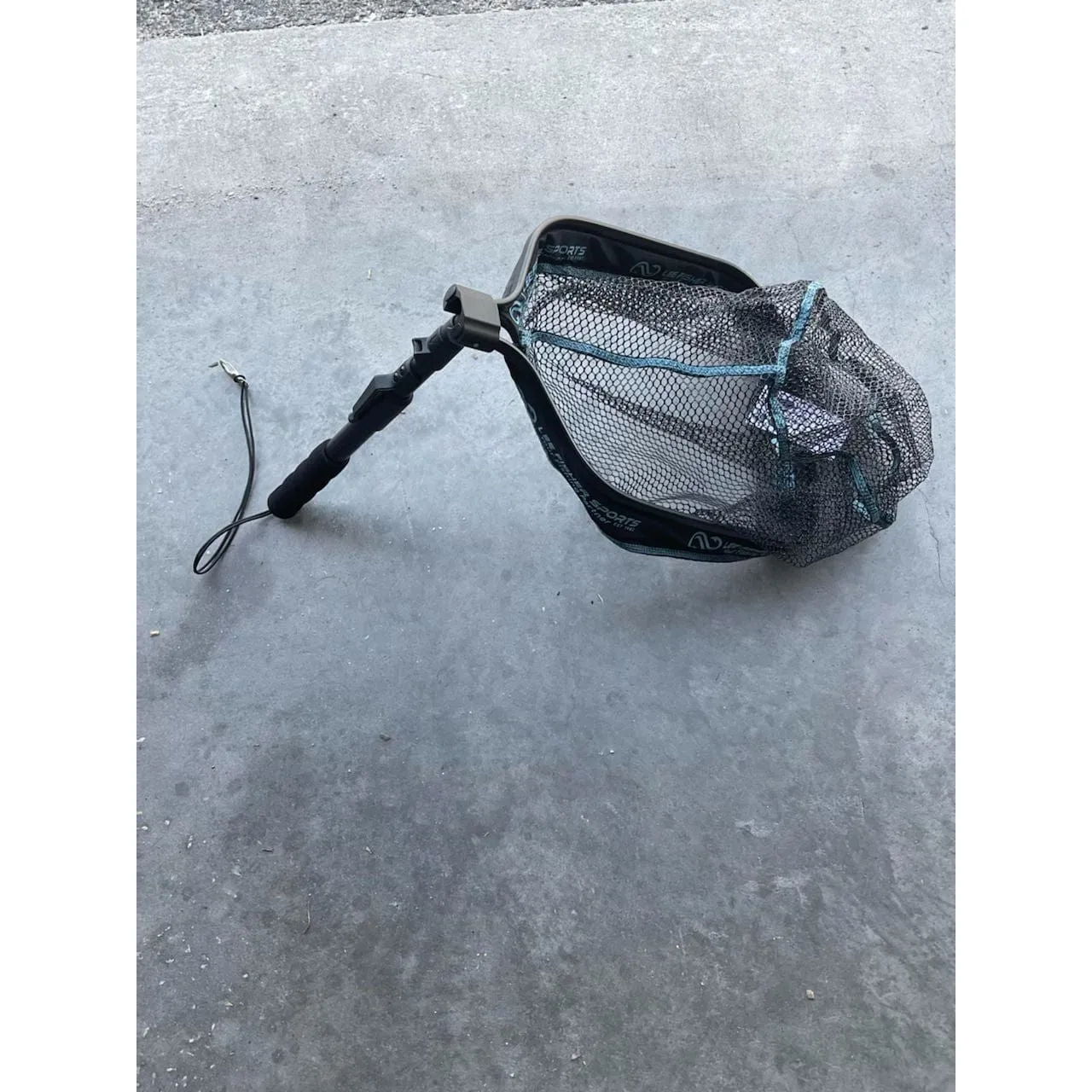 Floating Foldable Landing Net-18"x22",12" deep, 12-22" Telescope Handle, JF-31FL-Float
