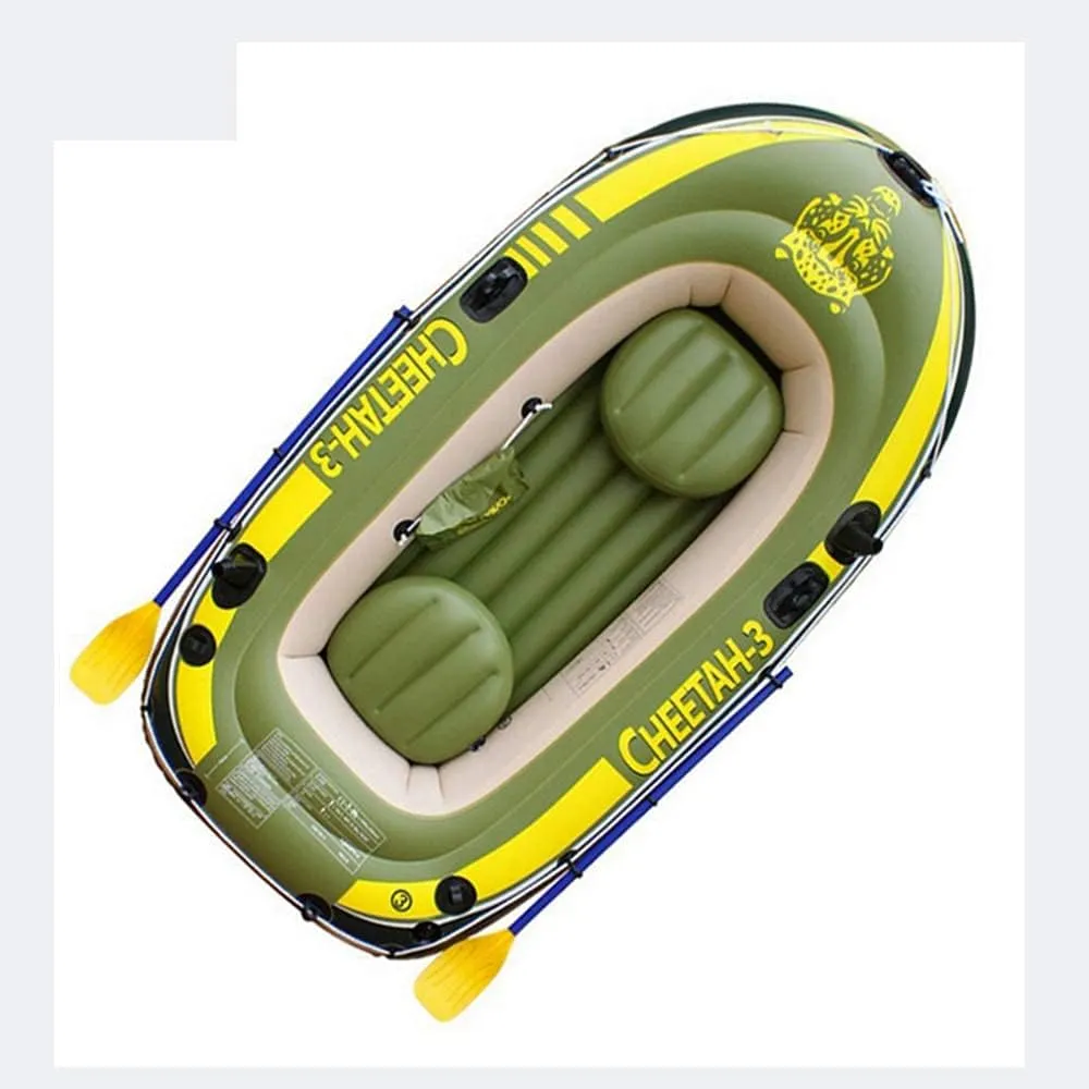 Inflatable Boats for Adults Fishing, Inflatable Boat with Oars for Kids, Inflatable Rafts Heavy Duty, Dinghy Boat Fishing Dinghy