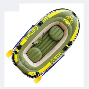 Inflatable Boats for Adults Fishing, Inflatable Boat with Oars for Kids, Inflatable Rafts Heavy Duty, Dinghy Boat Fishing Dinghy