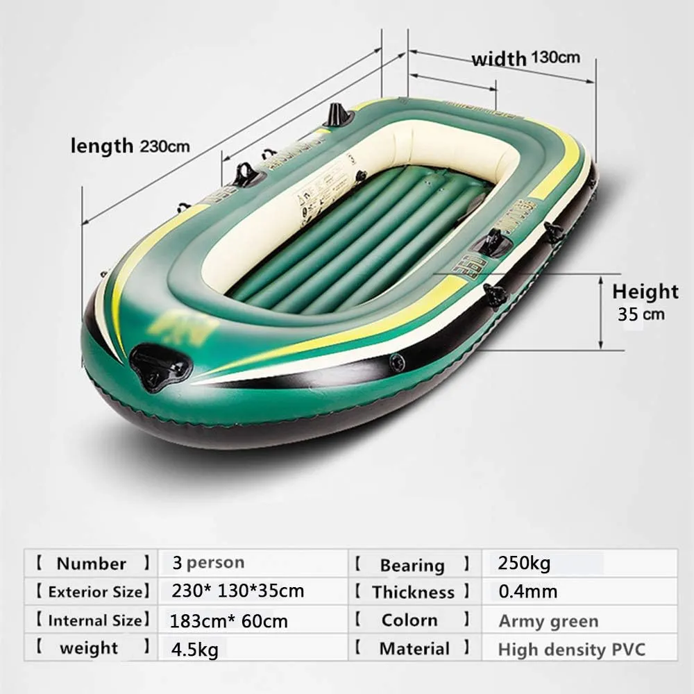 Inflatable Kayak, Inflatable Boat for Pool with Oars, Inflatable Boats for Adults with Motor Mount, Kayak, Inflatable Rafts, Little Raft