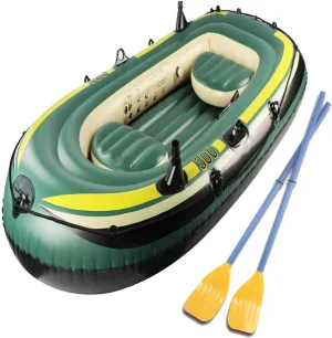 Inflatable Kayak, Inflatable Boat for Pool with Oars, Inflatable Boats for Adults with Motor Mount, Kayak, Inflatable Rafts, Little Raft