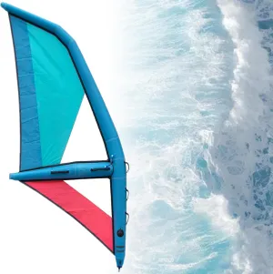 Inflatable Stand Up Paddleboards Sail, Professional Wind Surfing Water Inflatable Sail with Sail Area 4.2/45.21ft, 360 Rotatable Base, for Youth Adult, Including Backpack Inflatable Pump