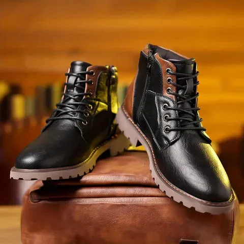 Jethro | Sturdy Leather Lace-Up Boots