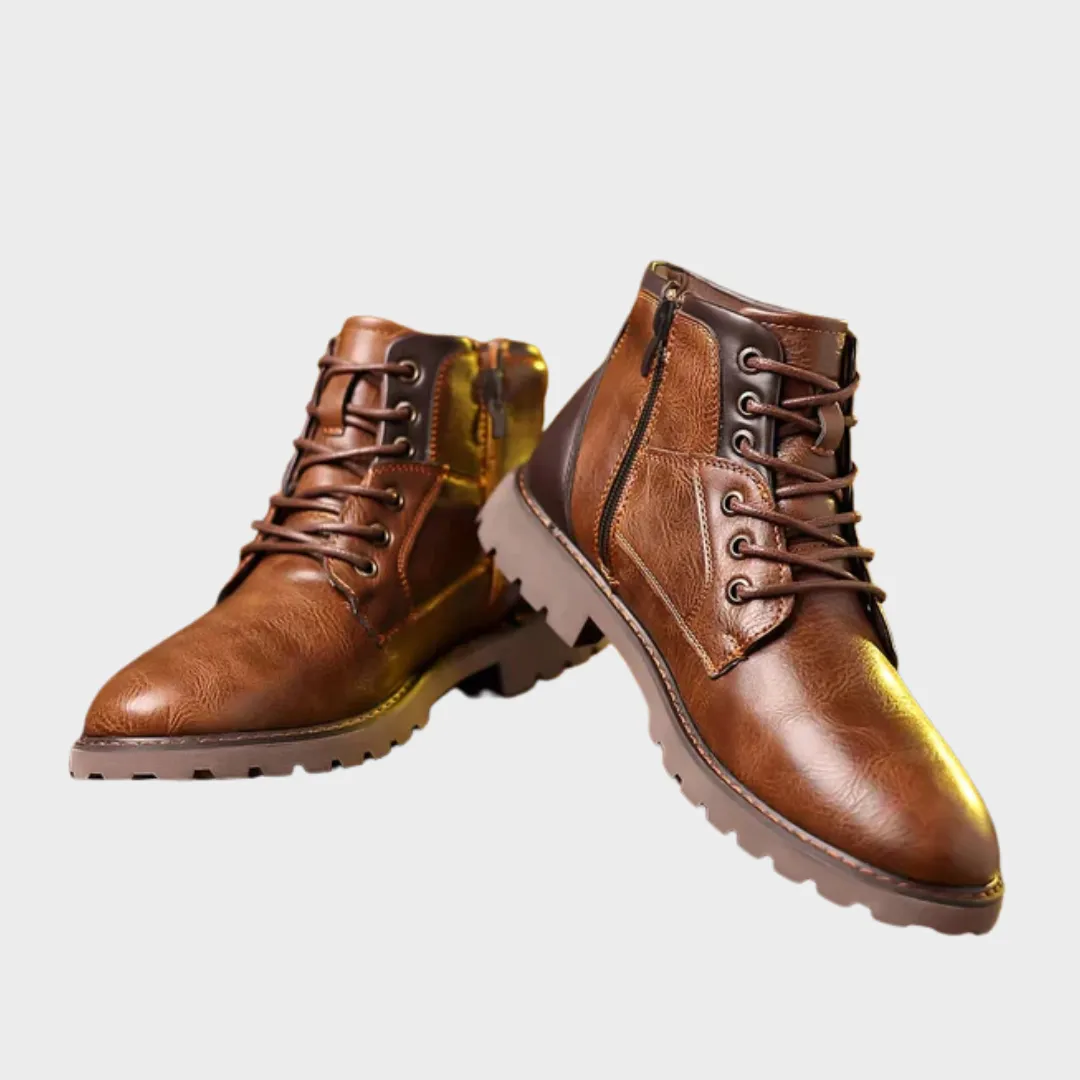 Jethro | Sturdy Leather Lace-Up Boots