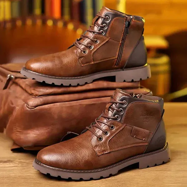 Jethro | Sturdy Leather Lace-Up Boots