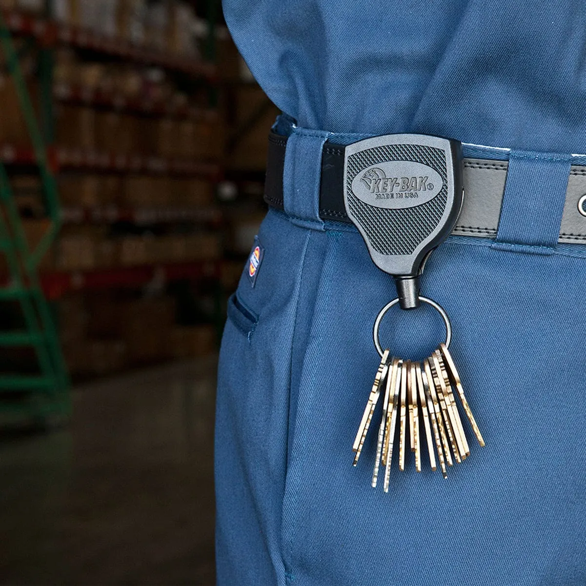 Key-Bak Super 48 Heavy Duty Key Reel with Belt Clip (S48K)