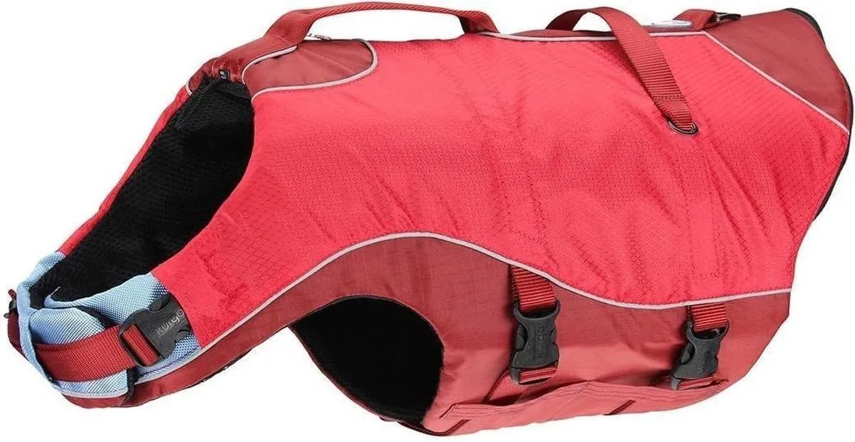 Kurgo Surf-N-Turf Red Life Jacket for Dogs, X-Small