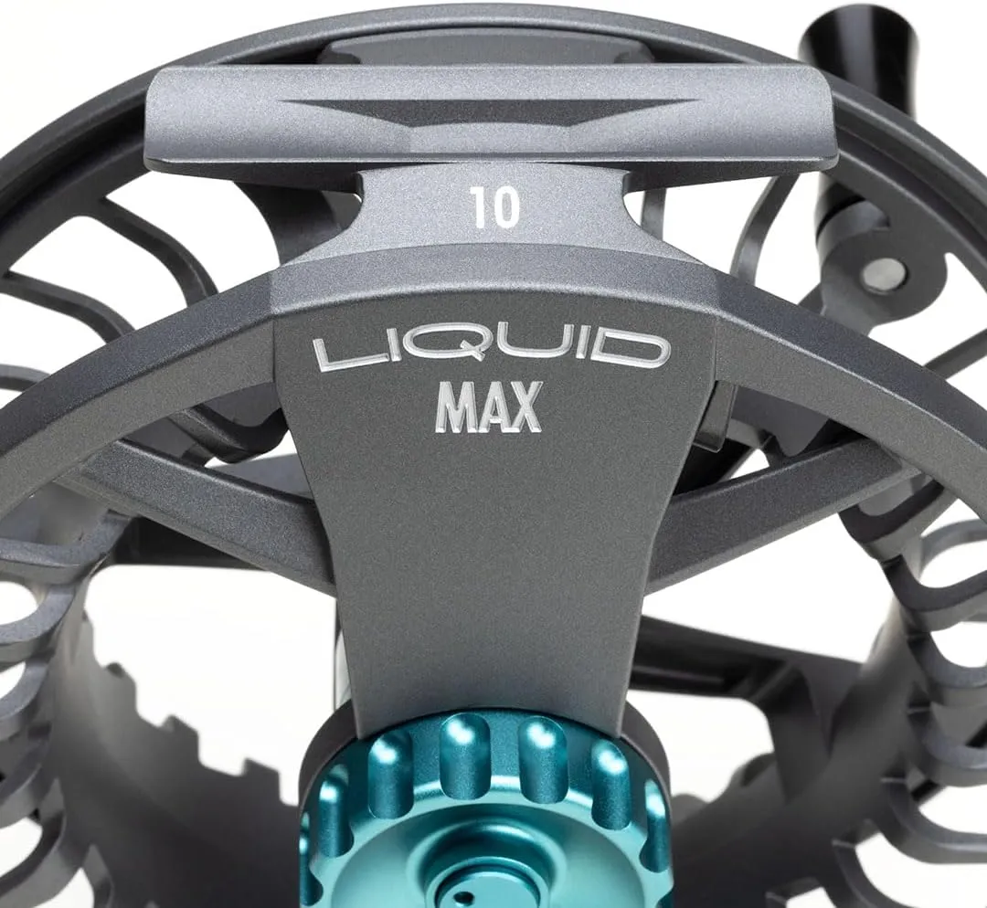 LAMSON | Liquid Max Fly Fishing Reel | Saltwater | Super Large Arbor, Pressure cast Aluminum, Waterproof Big Game Drag