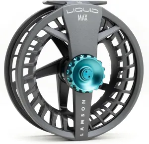 LAMSON | Liquid Max Fly Fishing Reel | Saltwater | Super Large Arbor, Pressure cast Aluminum, Waterproof Big Game Drag