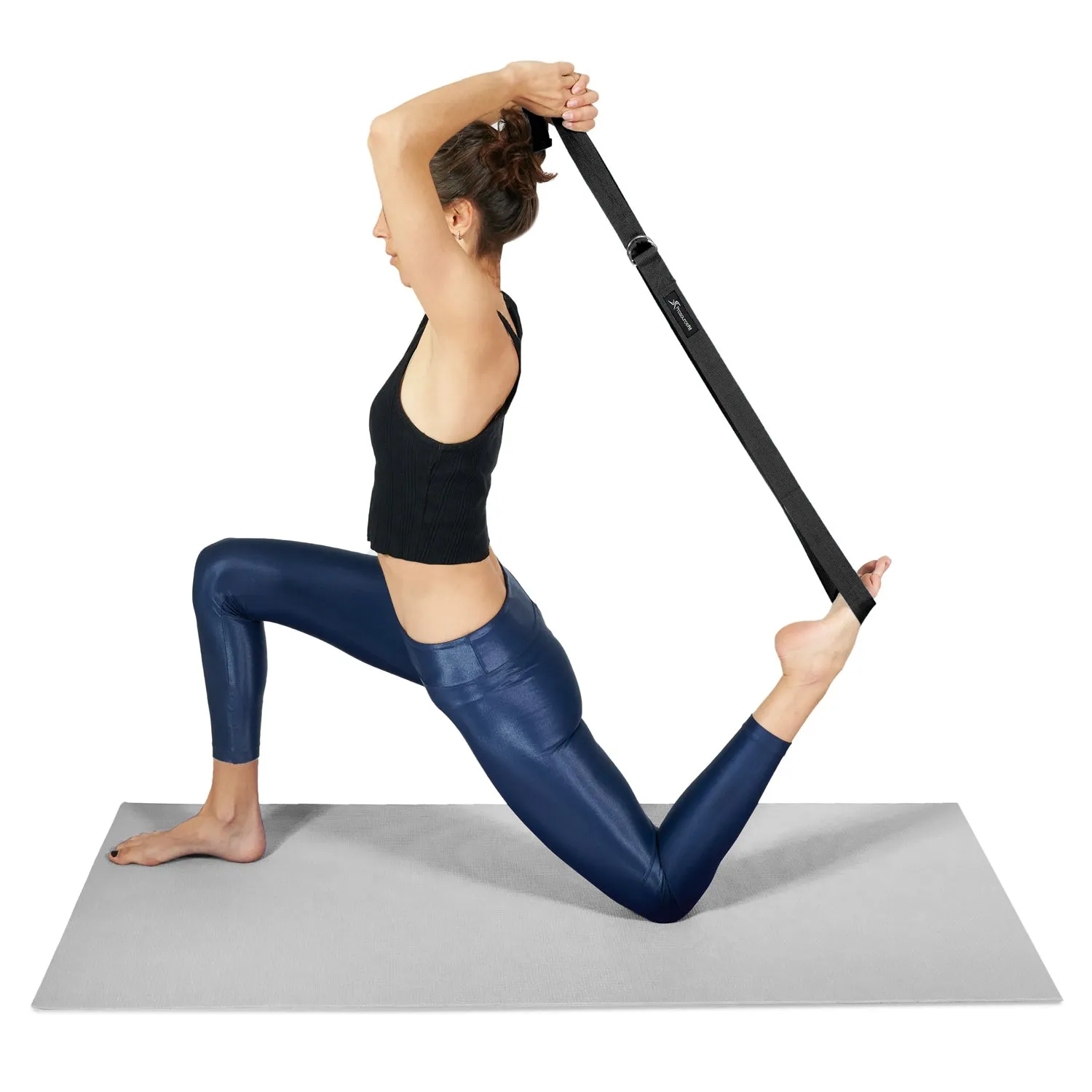 Metal D-Ring Yoga Strap