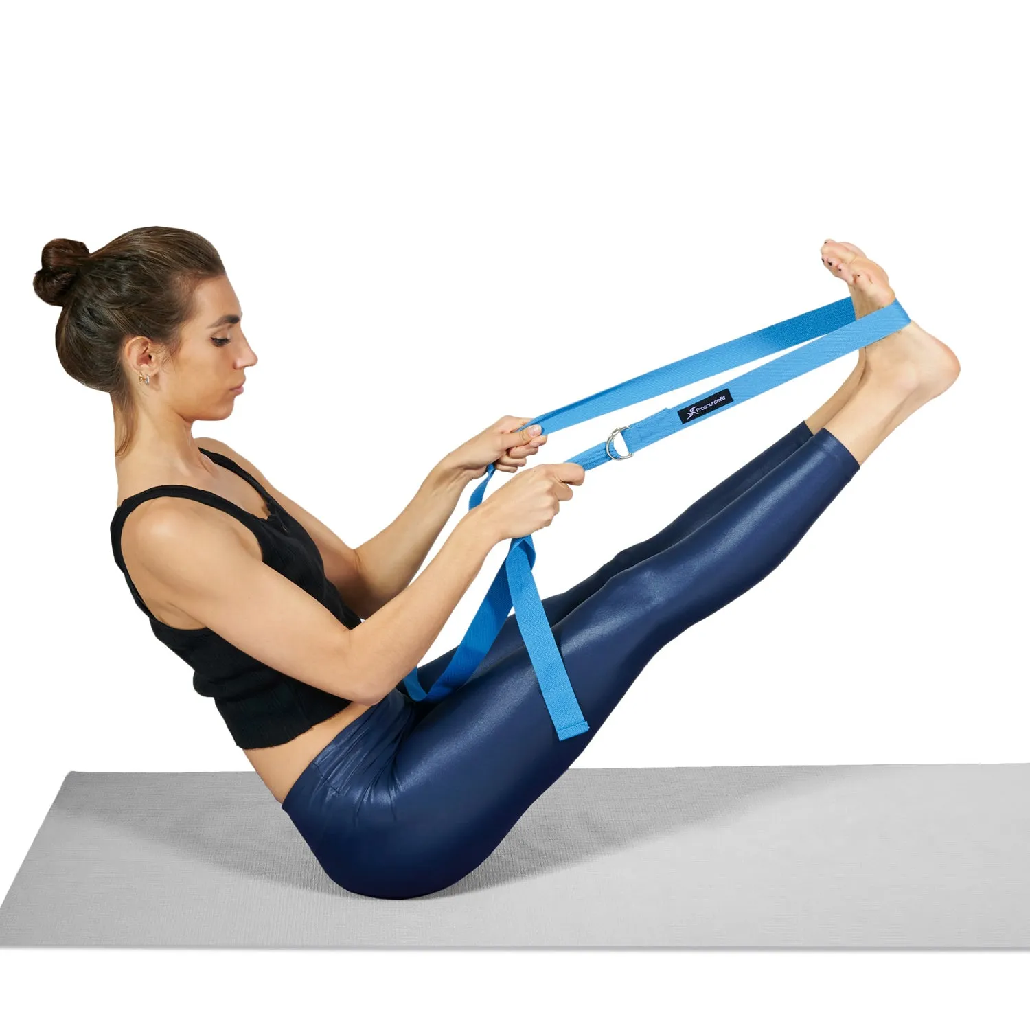 Metal D-Ring Yoga Strap