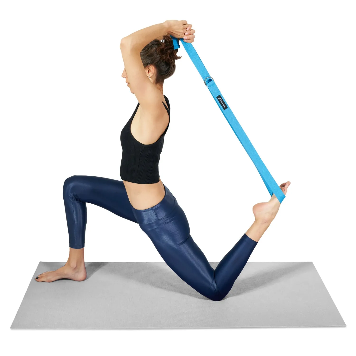 Metal D-Ring Yoga Strap