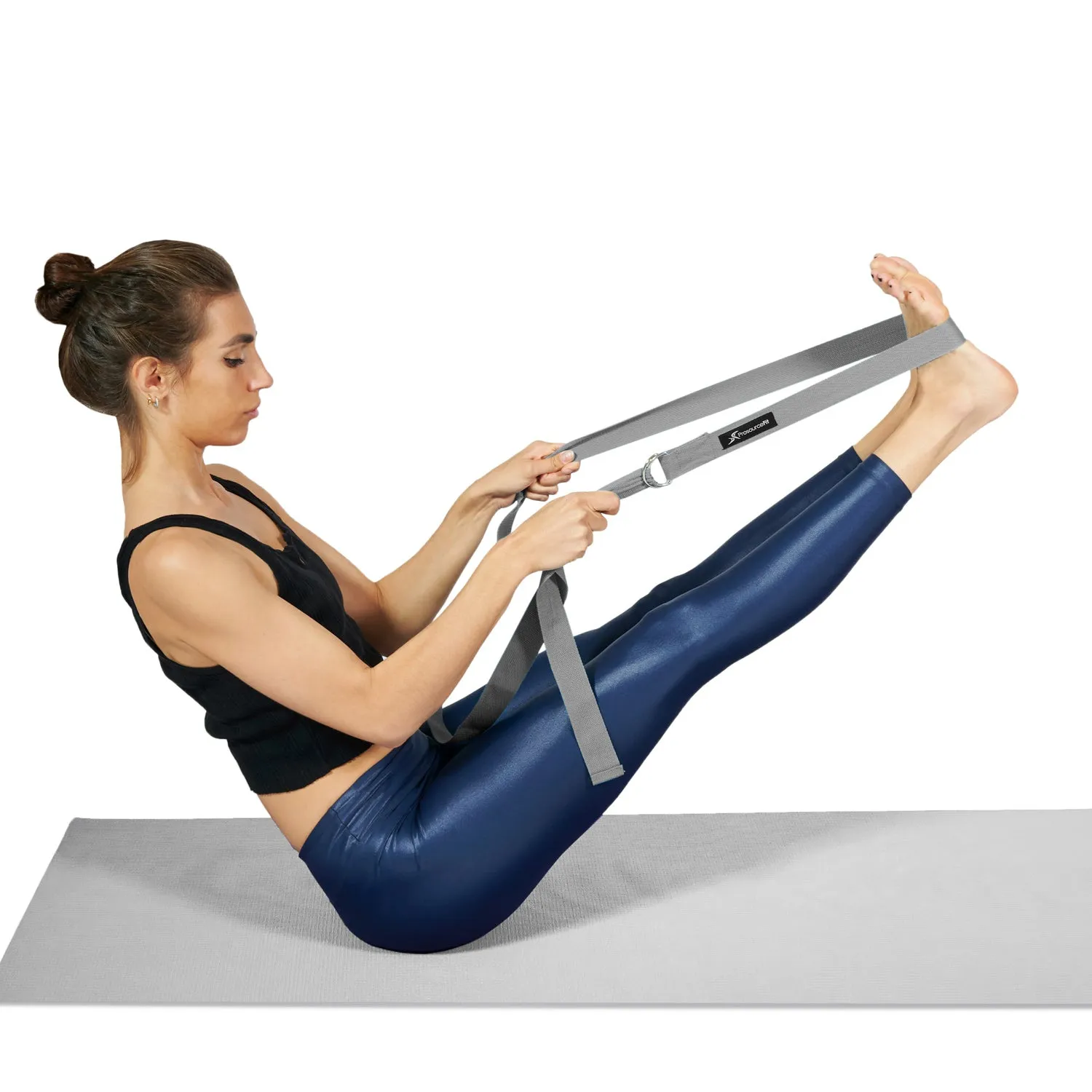 Metal D-Ring Yoga Strap