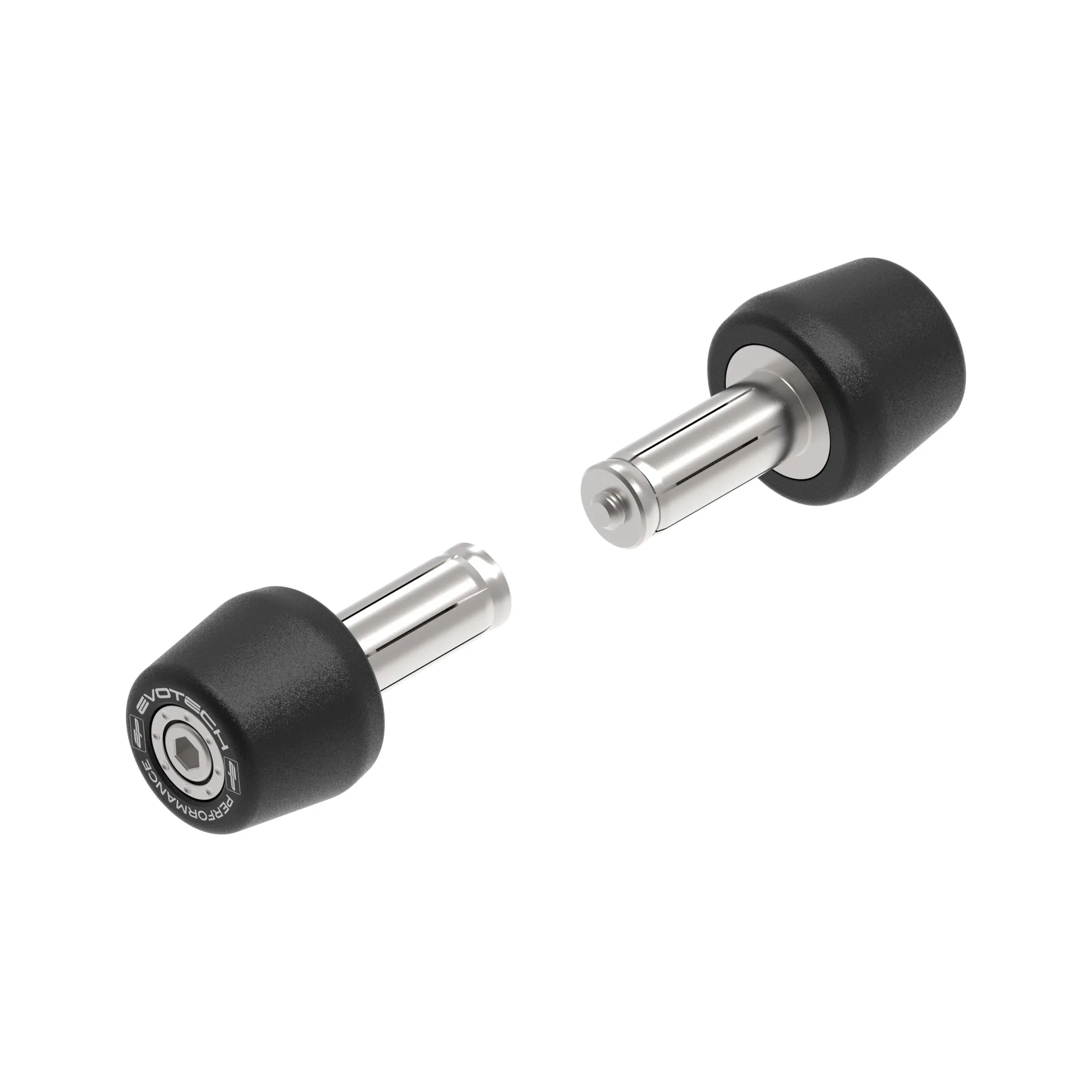 PRN016052-016059-016089-02 - Evotech Bar End Weights (Race) - Ducati Streetfighter 1100 (2009-2011)