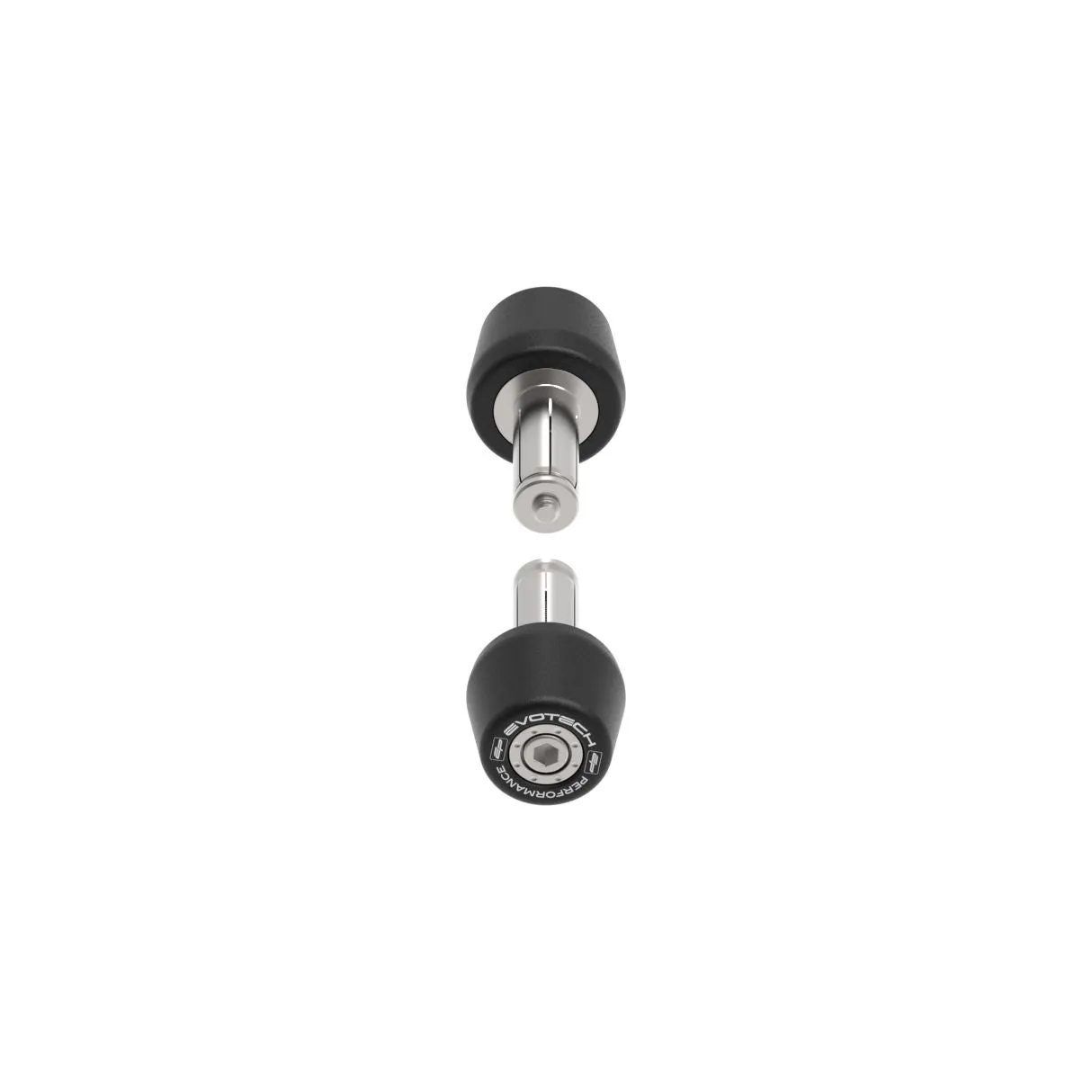 PRN016052-016059-016089-02 - Evotech Bar End Weights (Race) - Ducati Streetfighter 1100 (2009-2011)