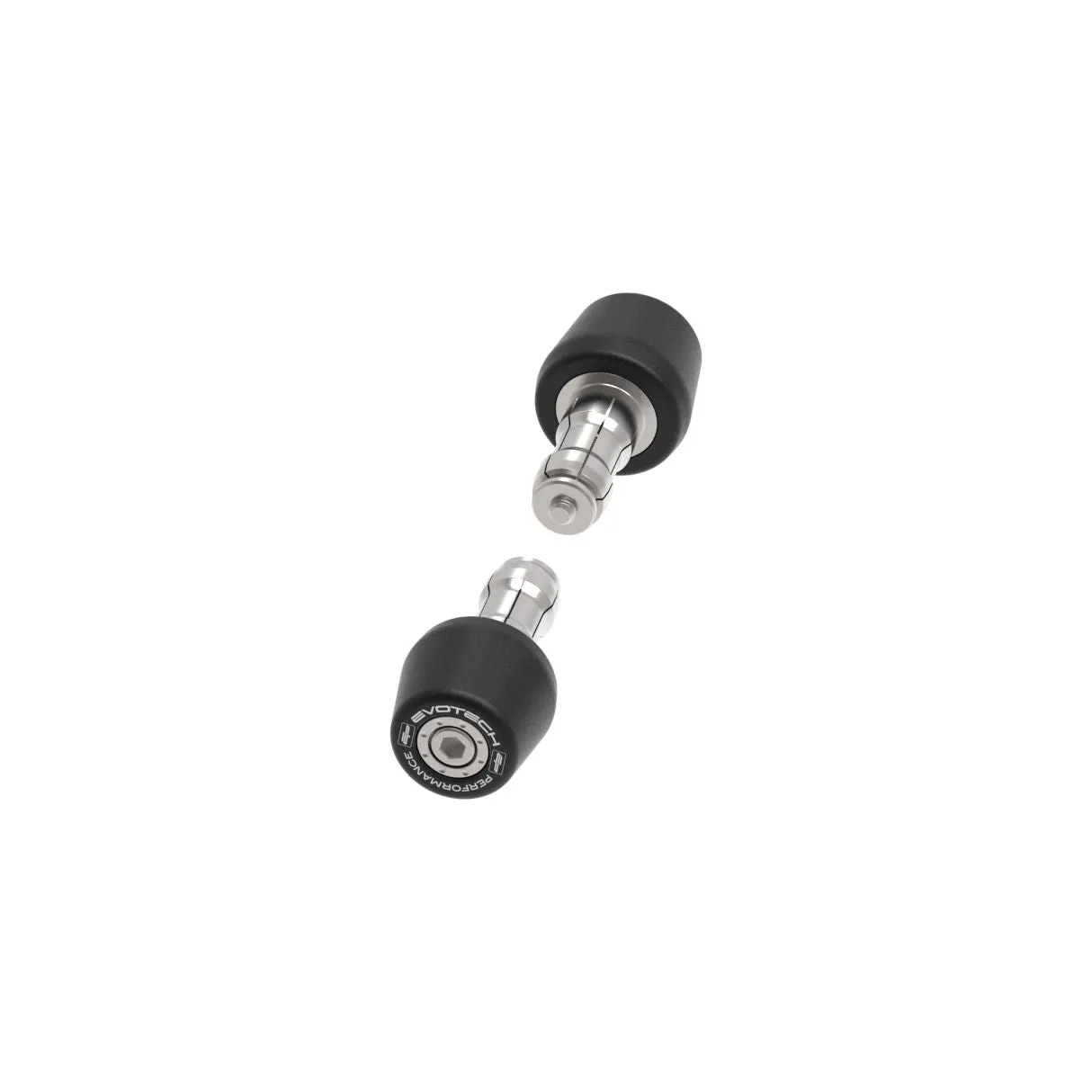 PRN016052-016061-21 - Evotech Bar End Weights (Race) - Ducati Scrambler Desert Sled Fasthouse (2021-2022)