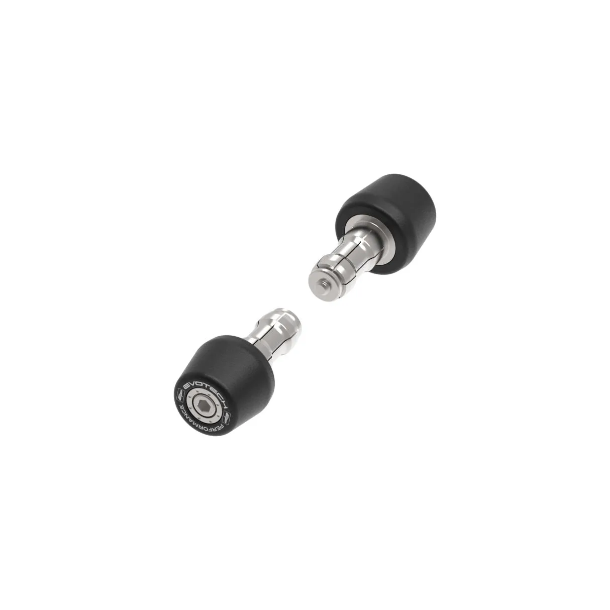 PRN016052-016061-21 - Evotech Bar End Weights (Race) - Ducati Scrambler Desert Sled Fasthouse (2021-2022)
