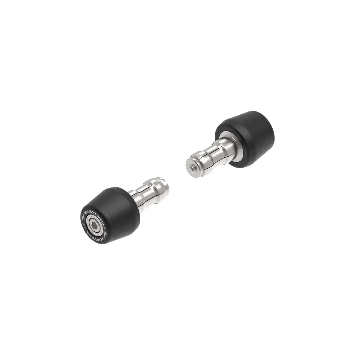 PRN016052-016061-21 - Evotech Bar End Weights (Race) - Ducati Scrambler Desert Sled Fasthouse (2021-2022)