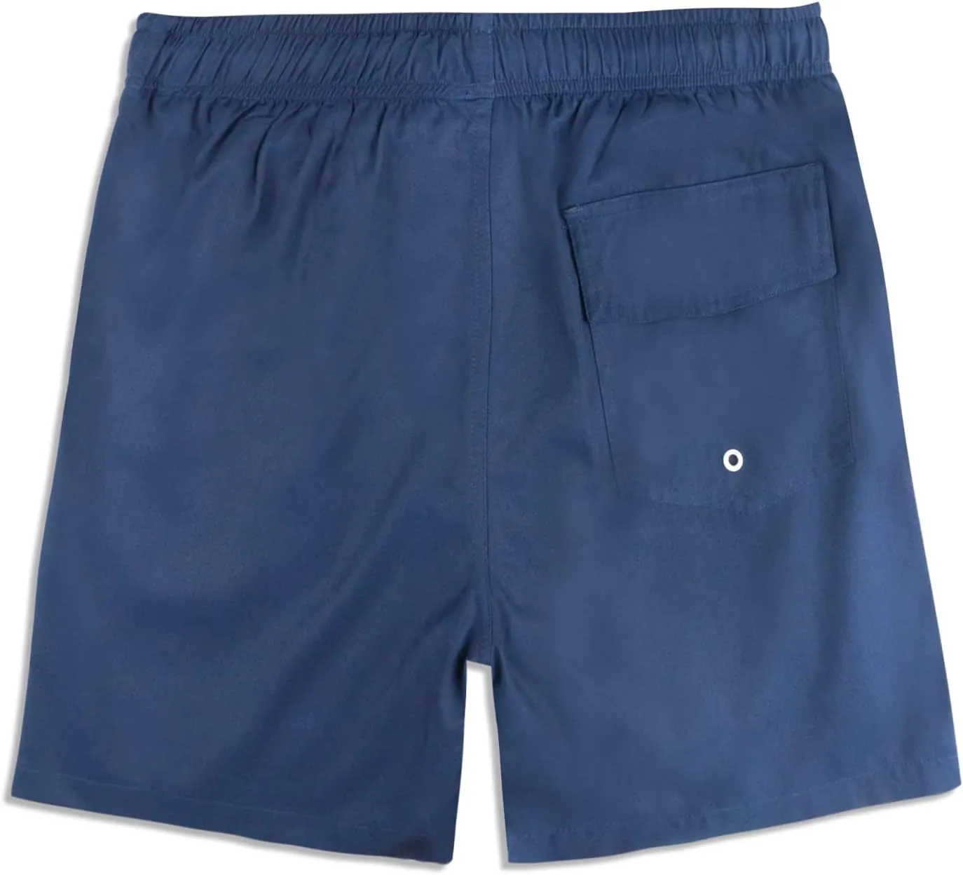 QRANSS Mens Swim Trunks with Compression Lined 7'' Swim Shorts Quick Dry Swimwear Boardshorts with Boxer Brief Liner