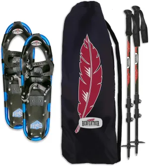Redfeather Snowshoes Women's Hike Kit - 22 inch, Blue Frame - 120410KIT
