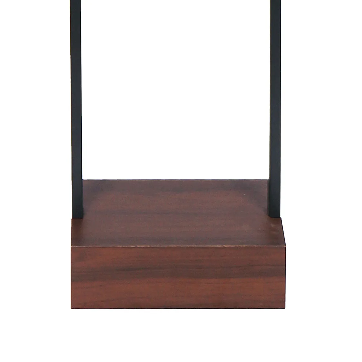 Sarantino Wood Floor Lamp in Cherry Finish