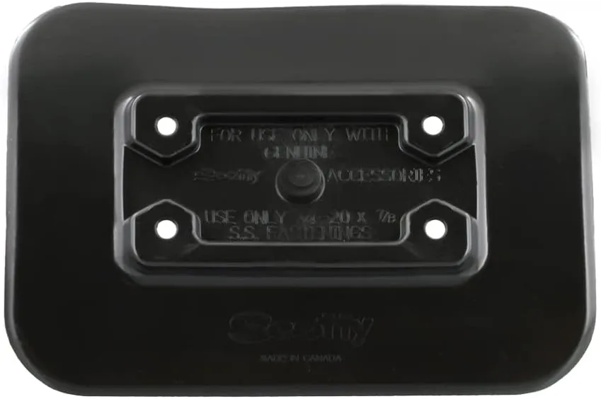 Scotty 0341-BK Glue-On Pad for Inflatable Boats, black