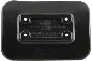 Scotty 0341-BK Glue-On Pad for Inflatable Boats, black