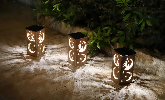 Solar Decorative Portable Lantern - Moon & Star