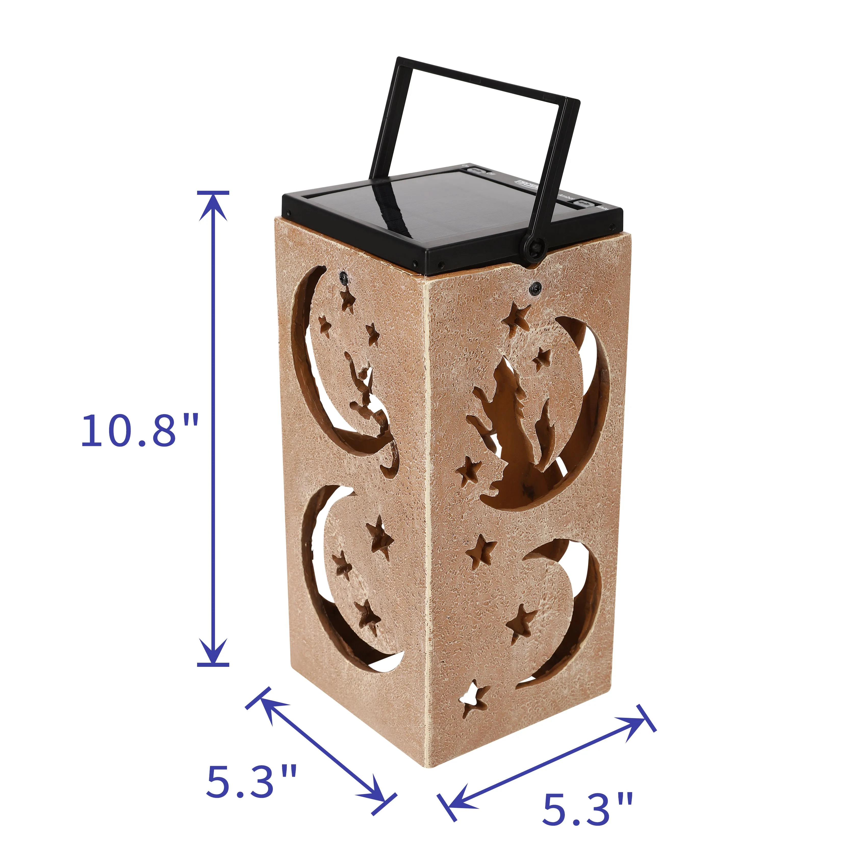 Solar Decorative Portable Lantern - Moon & Star