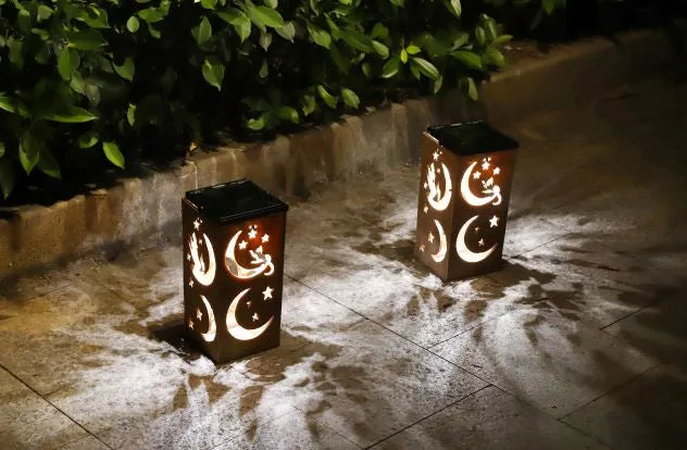 Solar Decorative Portable Lantern - Moon & Star