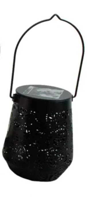 Solar Lantern with Cutout Pattern