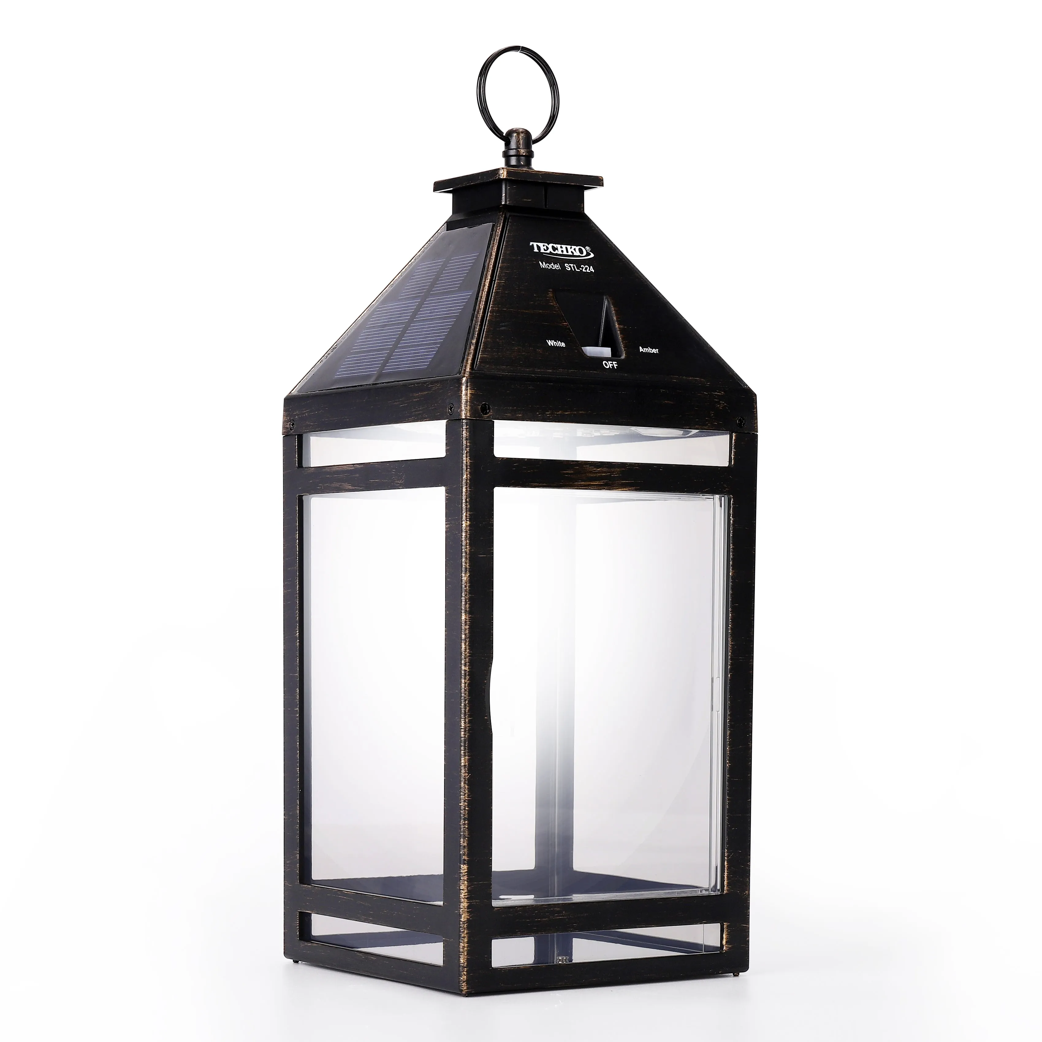 Solar Portable Hanging Lantern (Clear Panel)