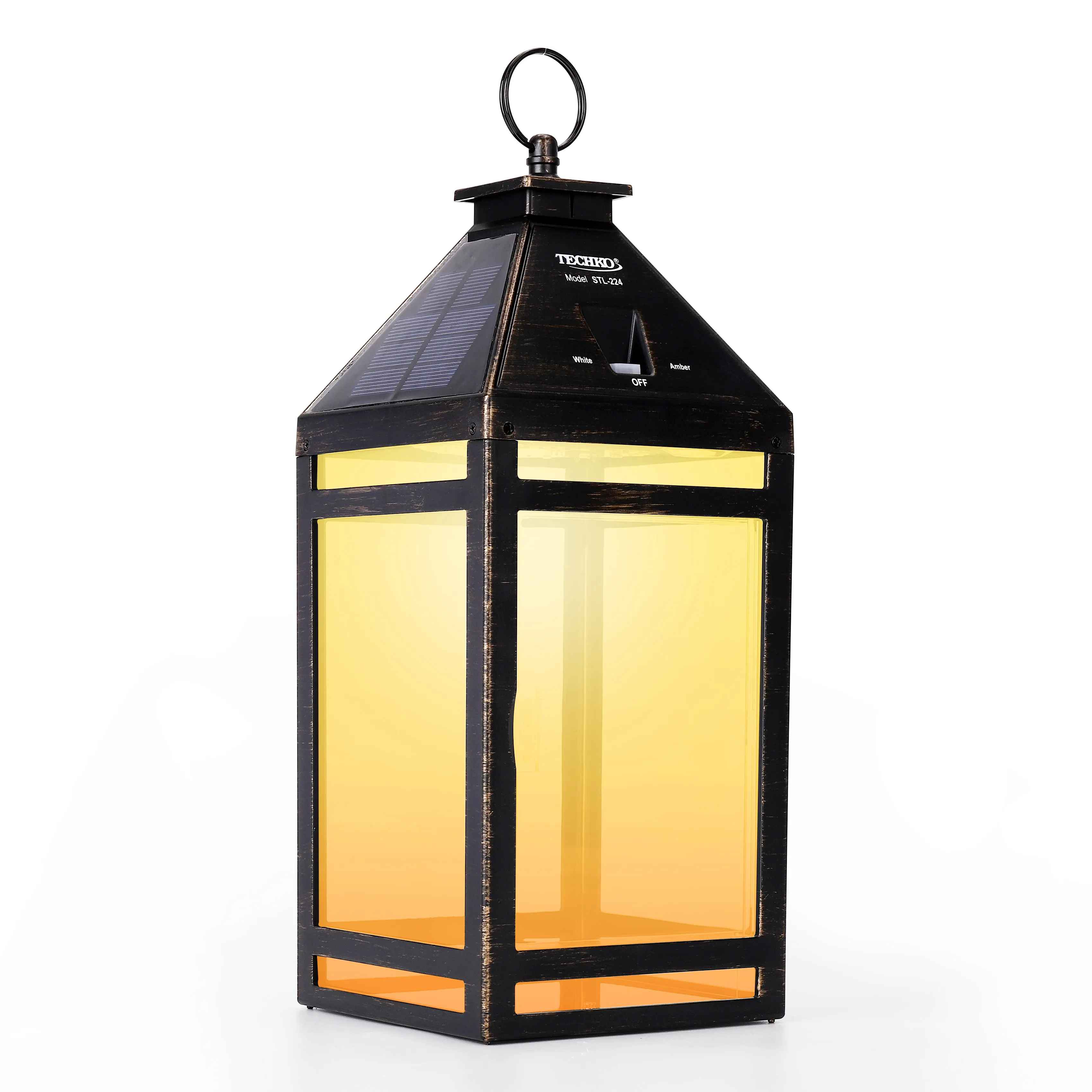 Solar Portable Hanging Lantern (Clear Panel)