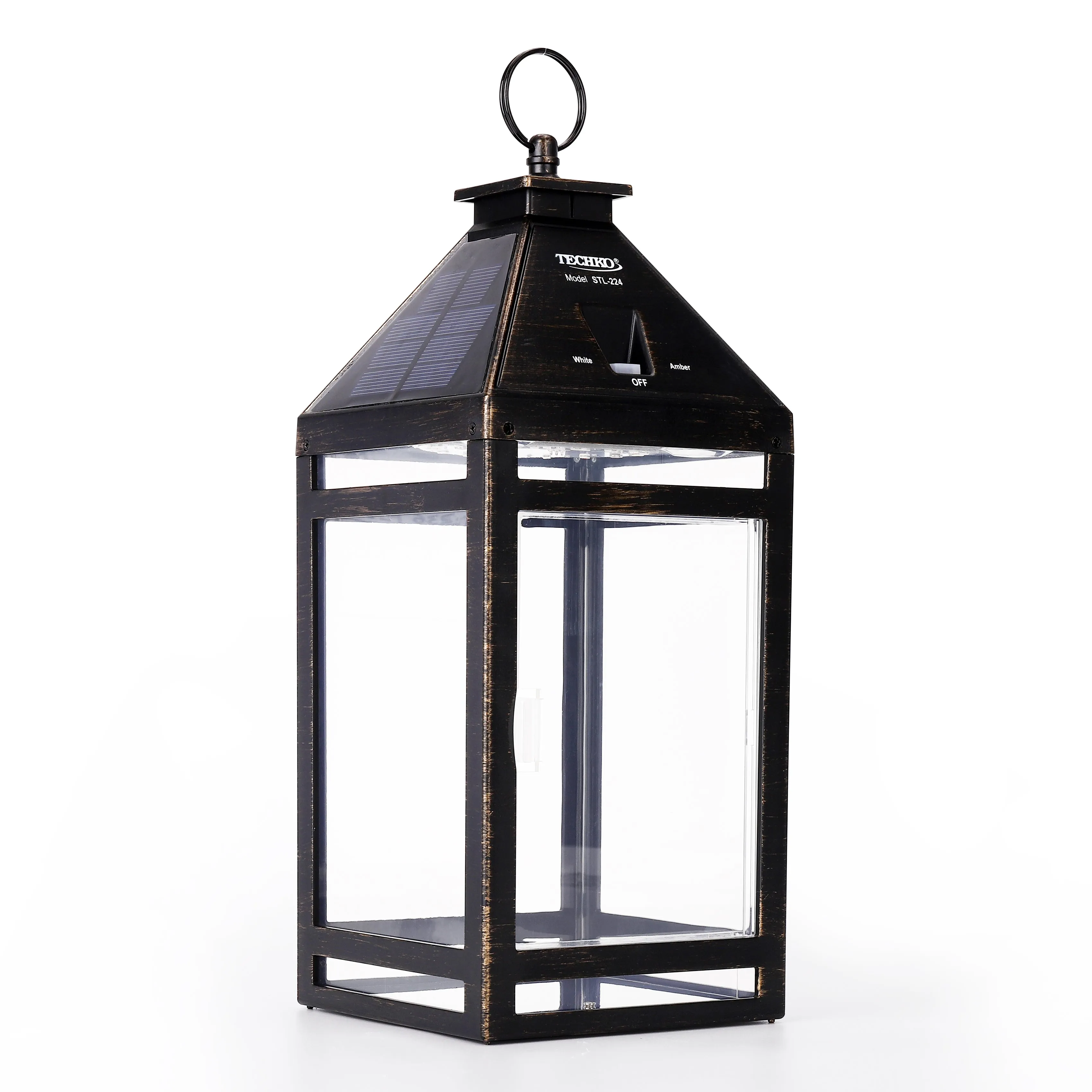 Solar Portable Hanging Lantern (Clear Panel)