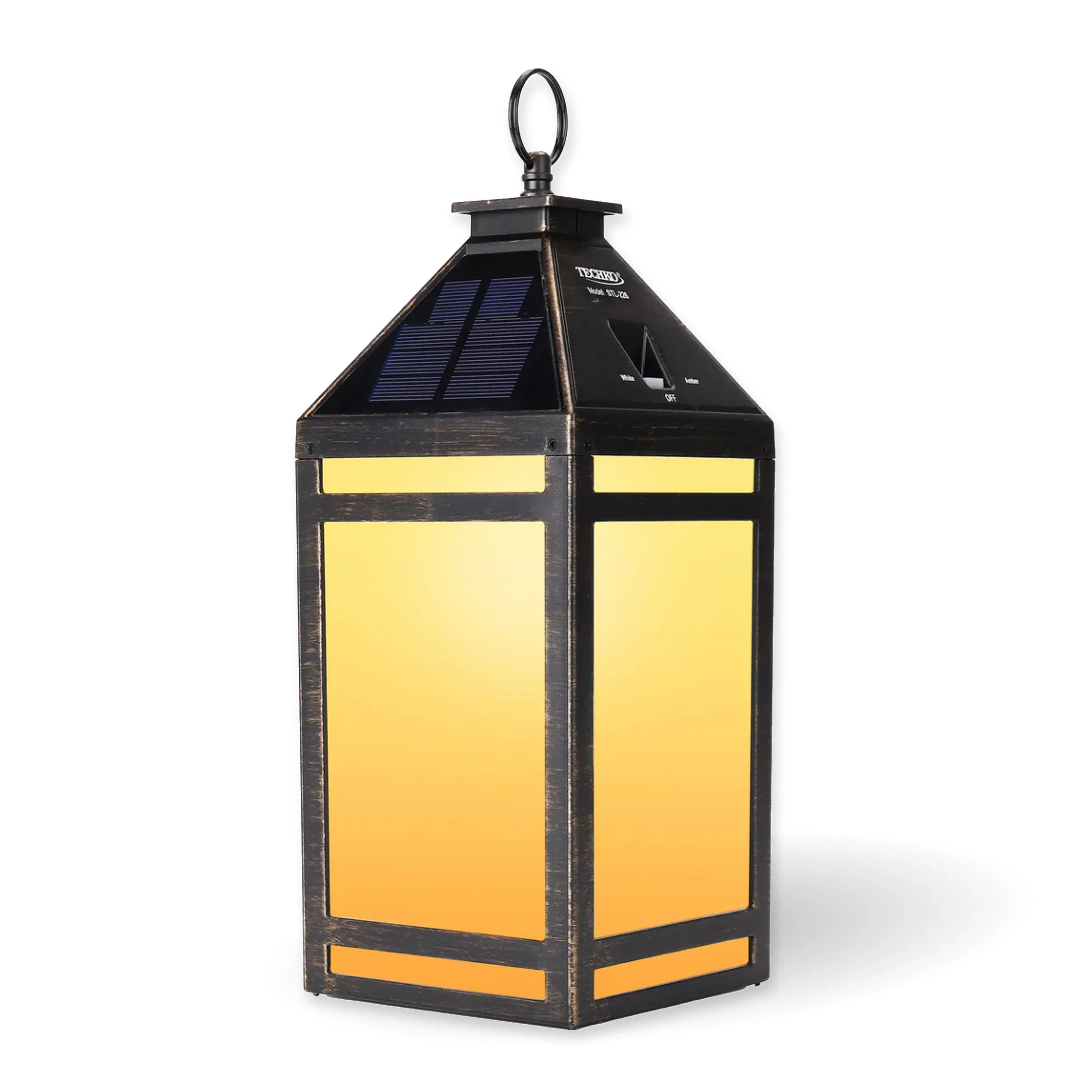 Solar Portable Hanging Lantern (Frosted Panel)