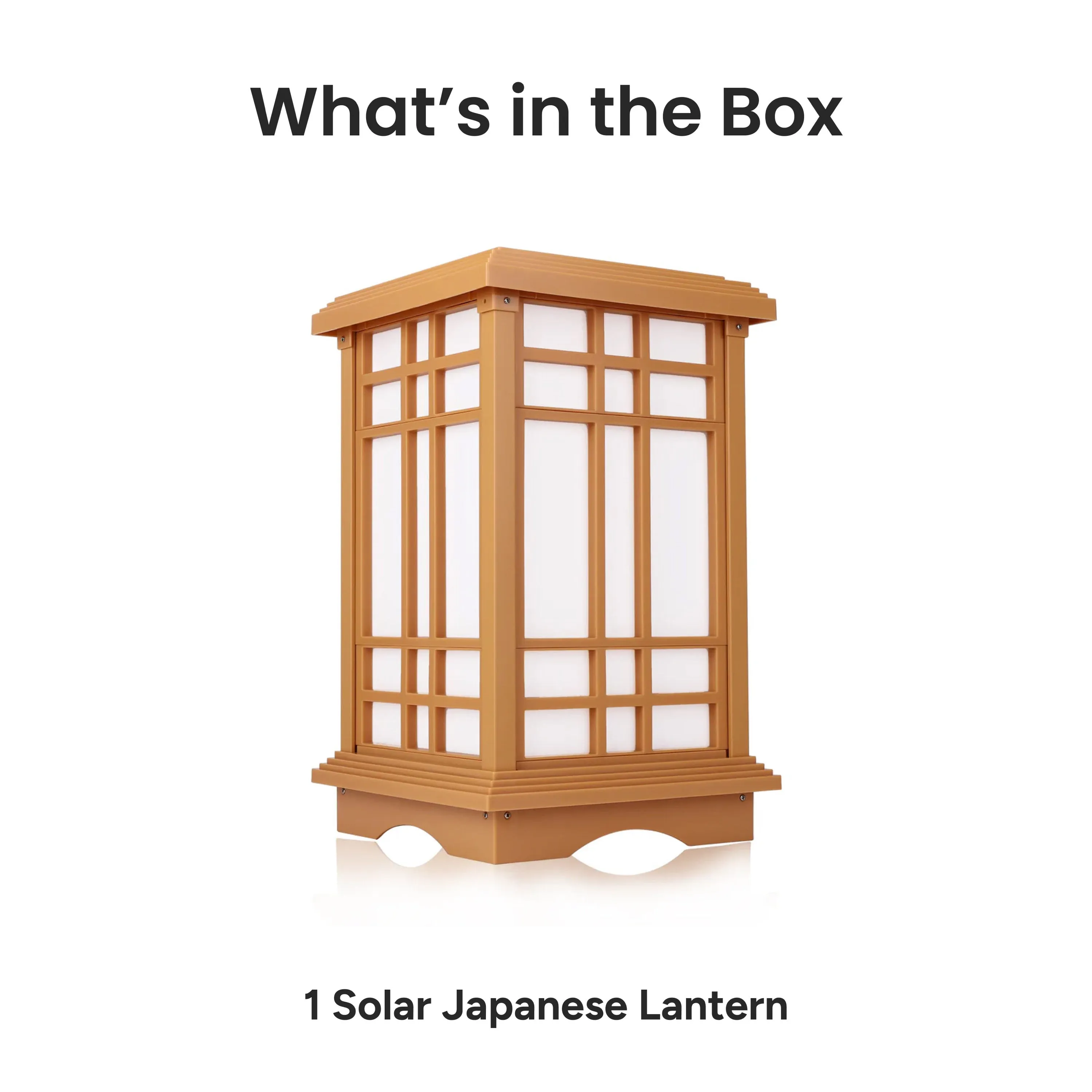 Solar-Powered Japanese Garden Lights: Beautiful Outdoor Lighting for Zen Gardens (Small)