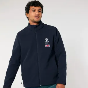 Team GB Softshell Logo Jacket Navy