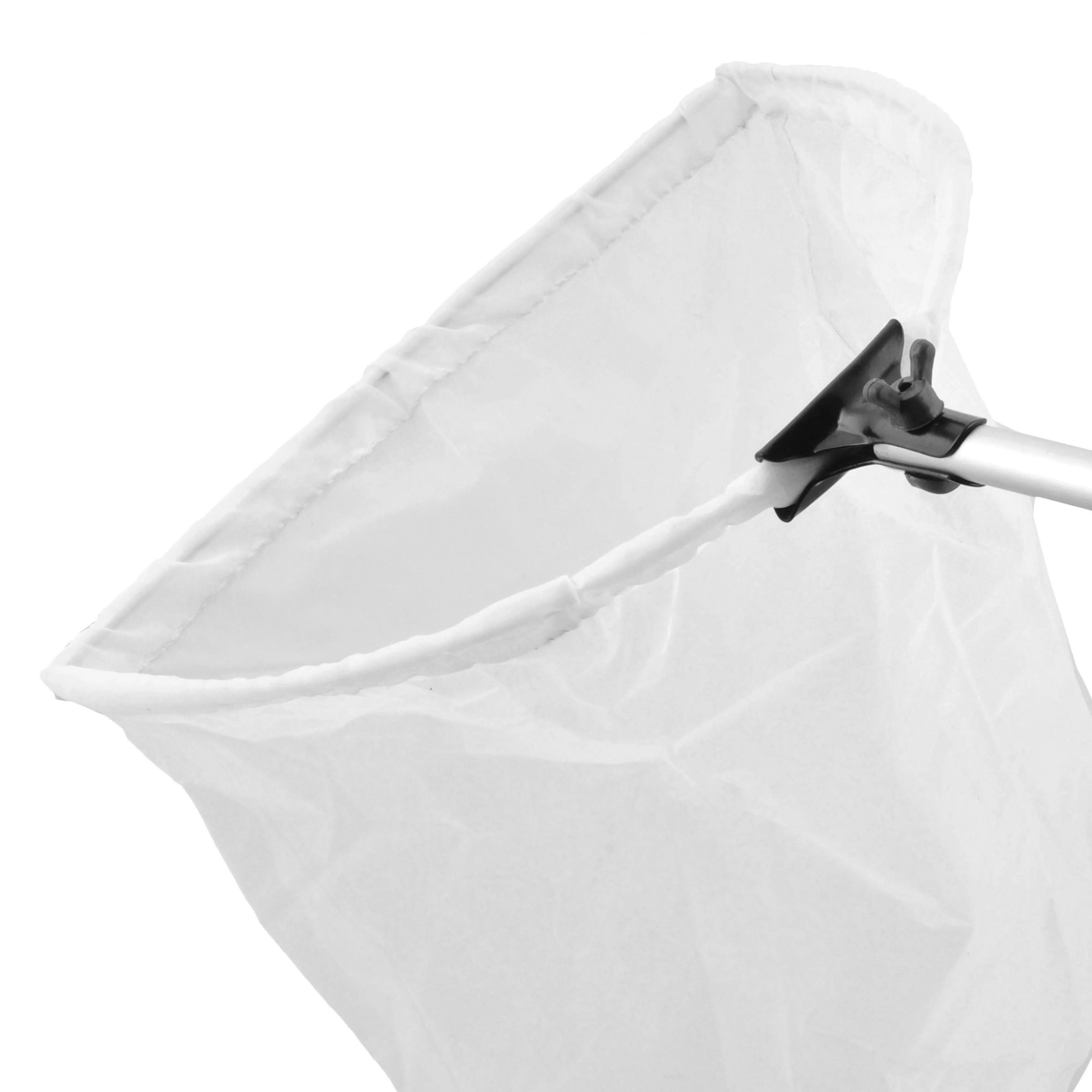 Ultra Compact, "D" Frame Aquatic Net - Fine Mesh Plankton Net - Plastic Handle Built Into Frame - Field Pack Style - 16" Diameter, 10" Depth - Eisco Labs